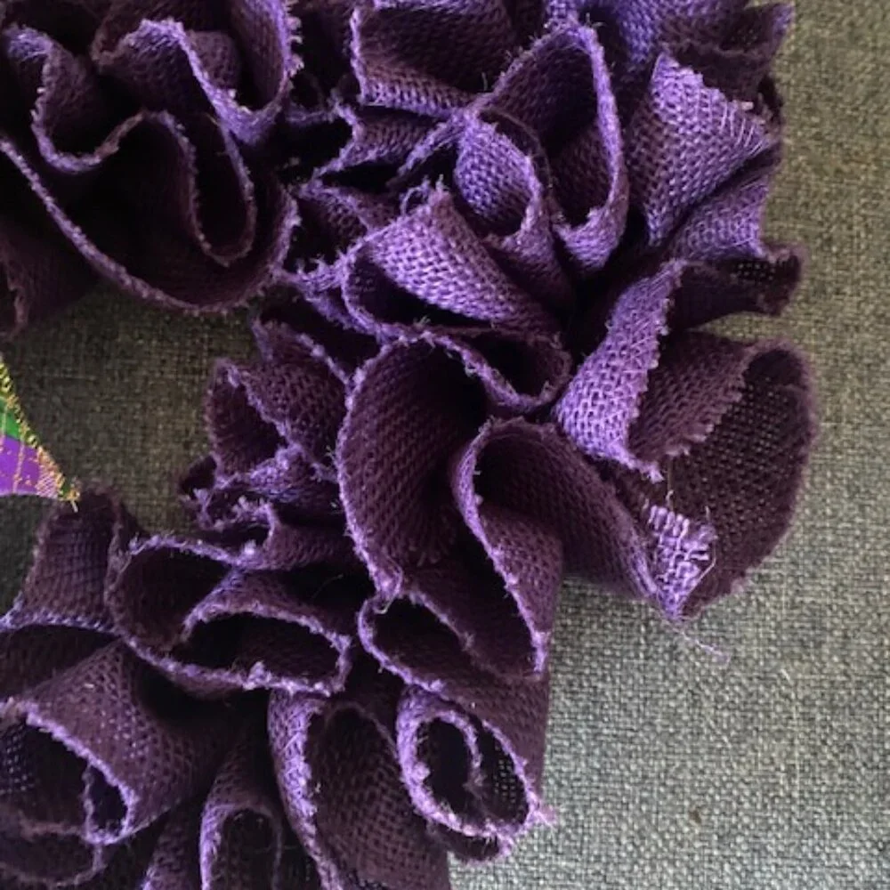 Valentine's Day Purple Wreath